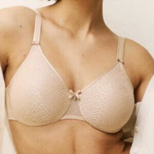 Chantelle 34H Bra C Magnifique Seamless Unlined Minimizer Underwired